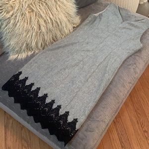 Lace trim Dress NWOT